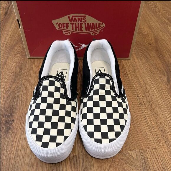 VANS knu checkerboard slip on shoes sneakers women’s 7 new - Picture 2 of 6